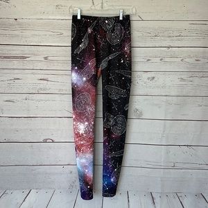 Star Trek TNG Loot Crate Galaxy Print Leggings - Women Size M